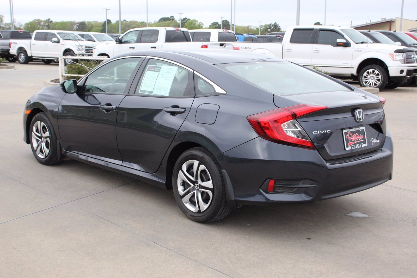 Pre-Owned 2018 Honda Civic LX 4D Sedan in Longview #9122PB | Peters ...